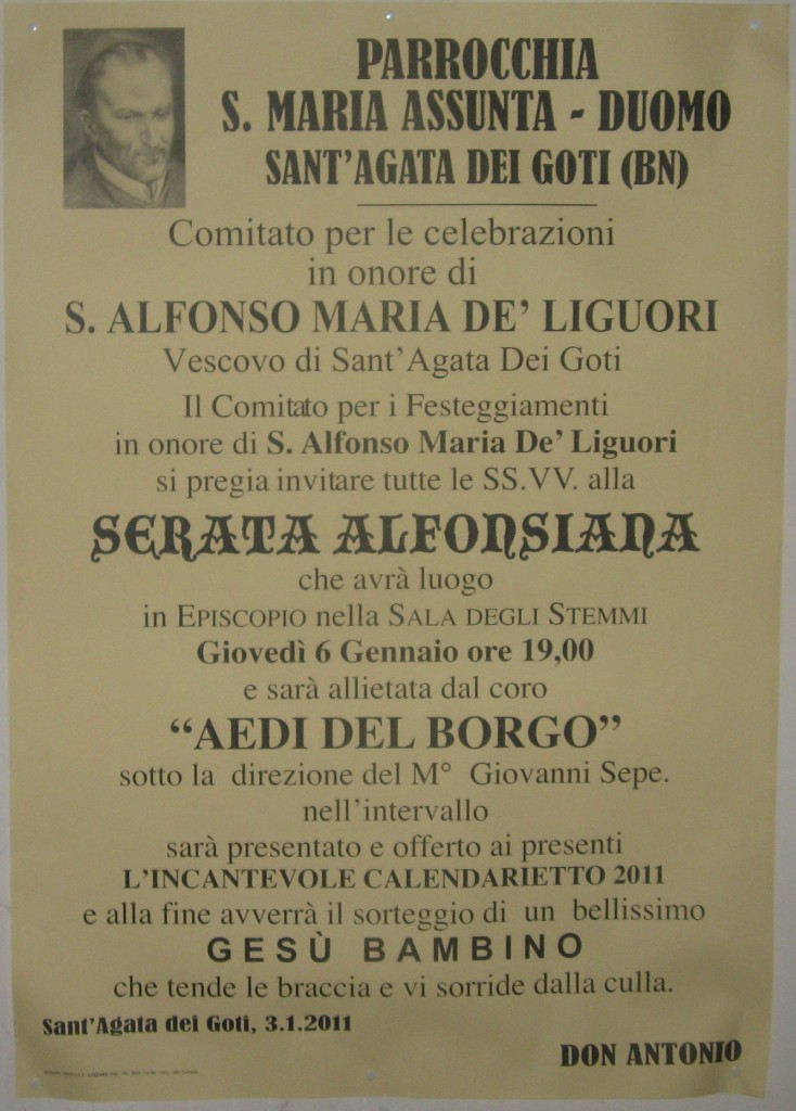 Manifesto S.Agata dei Goti